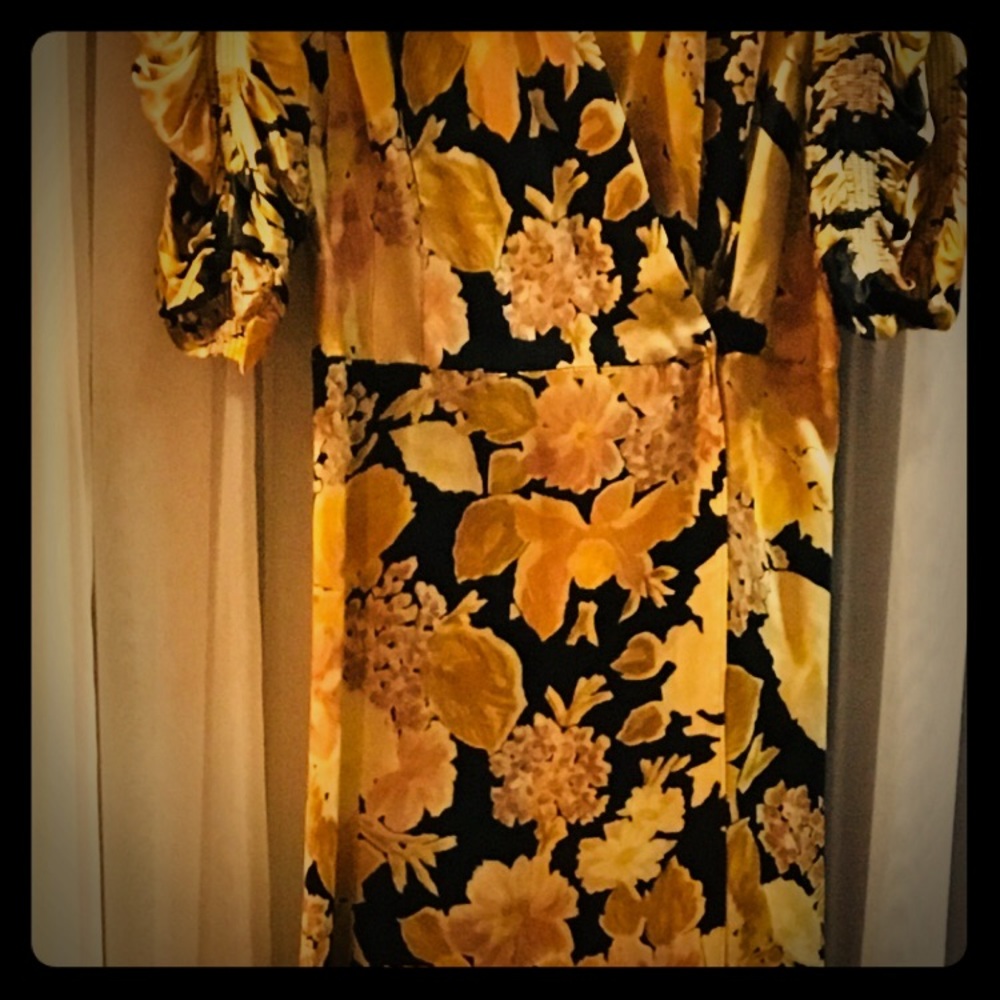 Vintage silk dressing gown